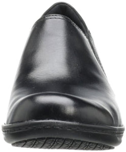 Clarks Women's Grasp Chime Slip-On Loafer, Black, 9.5 M US