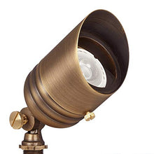Load image into Gallery viewer, VOLT Fat Boy 12V Brass Outdoor Spotlight (Bronze) with Ground Stake
