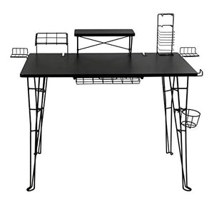 Atlantic Gaming Original Gaming Desk - 32 inch TV Stand, Charging Station, Speaker/5 Game/Controller/Headphone Storage