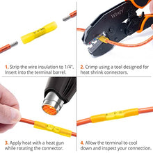 Load image into Gallery viewer, Wirefy 180 PCS Heat Shrink Butt Connectors Kit - Marine Grade Butt Connectors - Wire Butt Splice Connectors - Electrical Waterproof Heat Shrink Butts - 22-10 AWG
