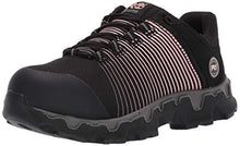 Load image into Gallery viewer, Timberland PRO Women's Powertrain Sport Alloy Toe SD+ Industrial Boot, Black, Rose Gold, 9

