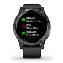 Load image into Gallery viewer, Garmin Vivoactive 4, GPS Smartwatch, Features Music, Body Energy Monitoring, Animated Workouts, Pulse Ox Sensors and More, Black
