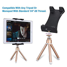 Load image into Gallery viewer, JUBOR Bike Tablet Holder, Portable Bicycle Car Phone Tablet Mount for Indoor Gym Treadmill, Spinning, Exercise Bike iPad Holder, iPad Pro, iPad Mini, 2, 3, iPad Air, iPhone Smartphone
