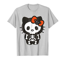 Load image into Gallery viewer, Hello Kitty Skeleton Halloween Tee Shirt
