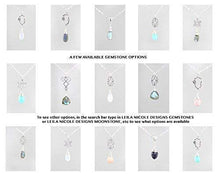Load image into Gallery viewer, Moonstone Gemstone Pendant Necklace with Sterling Silver Chain, June Birthstone 18 Inch Length
