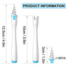 Load image into Gallery viewer, 2022 Spiral Ear Wax Removal Tool, Ear Cleaner kit Q-Grips Earwax Remover with 16 Pcs Soft Replacement Tips Suitable for Adult &amp; Kids (Blue)
