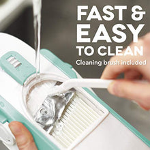 Load image into Gallery viewer, DASH Safe Slice Mandoline for Vegetables, Meal Prep &amp; More with Thickness Adjuster, Aqua
