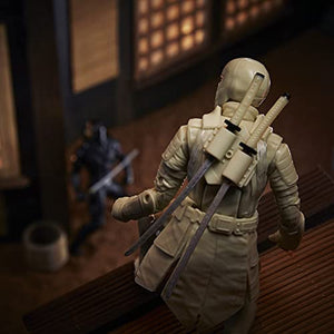 G.I. Joe Classified Series Snake Eyes: G.I. Joe Origins Storm Shadow Action Figure 17, Premium 6-Inch Scale Toy with Custom Package Art , White
