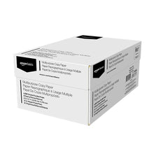Load image into Gallery viewer, Amazon Basics Multipurpose Copy Printer Paper, 8.5 x 11 Inch 20Lb Paper - 8 Ream Case (4,000 Sheets), 92 GE Bright White
