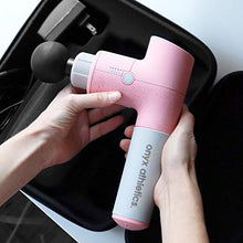 Load image into Gallery viewer, Onyx Athletics X-56 Elite - Professional Percussion Massage Gun for Athletes - Muscle Massager Handheld - Ultra Quiet Deep Tissue Personal Massager - Full-Body Relief and Recovery (Shell Pink)
