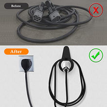 Load image into Gallery viewer, DASANRAO EV Charger Holder,Portable Wall Connector Holster,Electric car Cable Organizer,EVSE Charging Nozzle Dock Mount for J1772
