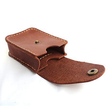 Load image into Gallery viewer, Hand Crafted Genuine Leather Cigarette Case,Retro, Flip Top pocket Handmade Pouch Case Holder with Pocket Belt Loop
