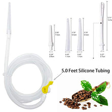 Load image into Gallery viewer, Smokitcen Enema Kit – 2L Enema Bag– 5.0ft. Long Silicone Hose – 5 Multi-Size Reusable Tips – Controlled Water Flow – for Colon Detox Cleanse Enemas
