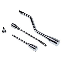 Load image into Gallery viewer, A-Team Performance - Shifter Lever Turn Signal Hazard Tilt Kit Car and Truck Billet in Chrome Column Dress Up Kit - Compatible with GM Columns Chevy Olds Buick from 1967-1994
