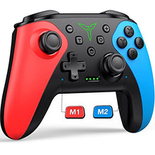 Load image into Gallery viewer, Wireless Switch Controller for Nintendo Switch/Lite/OLED Controller, Switch Controller with a Mouse Touch Feeling on Back Buttons, Extra Switch Pro Controller with Wake-up,Programmable, Turbo Function
