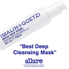 Load image into Gallery viewer, Malin + Goetz Detox Face Mask, 5-minute oxygenating mask, natural, gentle, effective on all skin types. Vitamins E &amp; C, nourish, brightens, cleans, lasting hydration. vegetarian, cruelty-free, 4 Fl oz
