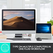 Load image into Gallery viewer, Logitech MX Keys Advanced Wireless Illuminated Keyboard, Tactile Responsive Typing, Backlighting, Bluetooth, USB-C, Apple macOS, Microsoft Windows, Linux, iOS, Android, Metal Build - Graphite

