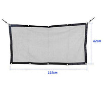 Load image into Gallery viewer, XGao Car Dog Barrier Safety Net Guard Net 45.2”×24.4” Pet Backseat Mesh Universal Stretchable Storage Organizer Nets Cat Disturb Stopper Microgrid for SUV Cars Jeep Truck Vehicle Dogs Pets (Black)
