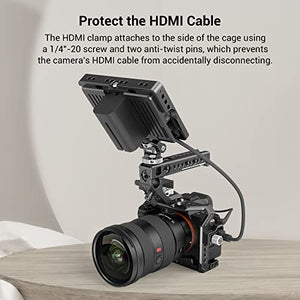 SMALLRIG Camera Cage Kit Master Kit for Sony Alpha 7S III / A7S III / A7S3 with HDMI Cable Clamp, NATO Rail, NATO Top Handle - 3009