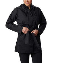 Load image into Gallery viewer, Columbia Women&#39;s Pardon My Trench Rain Jacket,Black,Small
