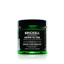 Load image into Gallery viewer, Brickell Men&#39;s Renewing Face Scrub for Men, Natural and Organic Deep Exfoliating Facial Scrub Formulated with Jojoba Beads, Coffee Extract and Pumice, 2 Ounce, Scented
