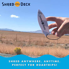 Load image into Gallery viewer, Shred Deck Finger Surfboard | Toy Finger Surf Board | Surf The Wind | Mini Surfboard for Kids Teens Adults | Surf Anywhere Anytime (Black)
