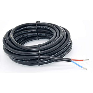 18 awg 0.75mm² Silicone Electrical Wire 2 Conductors Cores Wire 20ft 18/2 Gauge Soft and Flexible Hook Up Stranded Tinned Copper Wire