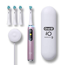 Load image into Gallery viewer, Oral-B iO Series 9 Electric Toothbrush with 3 Replacement Brush Heads, Rose Quartz
