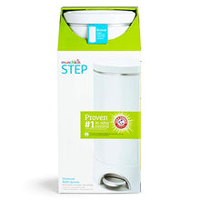 Load image into Gallery viewer, Munchkin Step Diaper Pail Powered by Arm &amp; Hammer, Includes (1) Bonus Toss Disposable Diaper Pail
