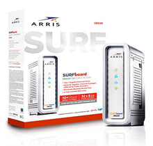 Load image into Gallery viewer, ARRIS SURFboard SB8200 DOCSIS 3.1 Gigabit Cable Modem | Approved for Cox, Xfinity, Spectrum &amp; others | White , Max Internet Speed Plan 1000 Mbps
