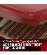 Load image into Gallery viewer, George Foreman Non-Stick Copper Infused Coating 2 Serving Grill &amp; Panini Press
