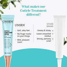 Load image into Gallery viewer, Onsen Secret Cuticle Conditioner Serum 15m + Professional Japanese Nail File Double Sided 120/180 Grit 6pcs. Cuticle Oil Nail Care Serum That Sooth, Repair &amp; Strengthen Cuticles &amp; Nails + 6 Nail Files
