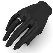 Load image into Gallery viewer, LANDA JEWEL Unisex Solid 10k White Gold 4mm Comfortable Traditional Highly Polished Wedding Ring Plain Band (9)
