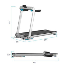 Load image into Gallery viewer, Folding Treadmill Electric Motorized Running Machine 20&#39;&#39; Wide Tread Belt w/Incline LCD Display and Cup Holder Easy Assembly
