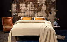 Load image into Gallery viewer, TreeWool 100% Soft Premium Cotton Thermal Blanket in Basket Weave - Easy Care Comfortable and Warm Season Bed Layering (King Size - 90" x 108", Beige)
