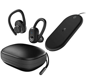 Skullcandy Push Ultra True Wireless Bluetooth in-Ear Earbud Bundle with Skullcandy Fuelbase Max Wireless Charge Pad - Black