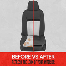 Load image into Gallery viewer, Motor Trend Black Faux Leather Car Seat Covers for Front Seats, 2-Pack – Padded Car Seat Cushions with Storage Pockets, Premium Interior Covers for Auto Truck Van SUV
