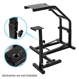 Marada Racing Wheel Stand with V2 Support Game Support Stand Up Simulation Driving Bracket for Logitech G29, G27 and G25 Racing Simulator Steering Wheel Stand Without Wheel and Pedals