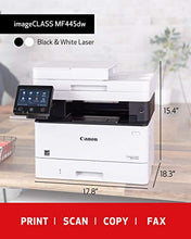Load image into Gallery viewer, Canon Imageclass MF445dw - All In One, Wireless, Mobile Ready Duplex Laser Printer, with 3 Year Warranty, White, Amazon Dash Replenishment Ready
