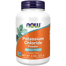 Load image into Gallery viewer, NOW Supplements, Potassium Chloride Powder, Certified Non-GMO, Essential Mineral*, 8-Ounce
