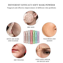 Load image into Gallery viewer, FREEORR 7Pcs Hyaluronic Acid Serum Peel Off Jelly Mask Powder, DIY Spa Peel off Rubber Face Mask, Collagen Soft Mask Powder, Moisturing Gel Peel Off Mask Powder for Facials Modelling Face Treatments
