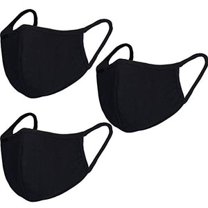 Pack 3 Dust Mouth Cover - Reusable Cotton Comfy Breathable Material