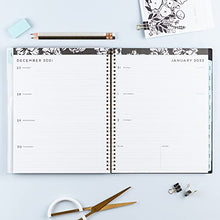 Load image into Gallery viewer, Blue Sky 2022 Weekly &amp; Monthly Planner, 8.5" x 11", Flexible Cover, Wirebound, Baccara Dark (110211-22)
