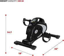 Load image into Gallery viewer, Under Desk Bike Pedal Exerciser - Stationary Magnetic Mini Exercise Bike - Office, Home Equipment Peddler,Cycling Bike,Exercise Bike,Recumbent Exercise Bike,Mini Stepper,Exercise Machines For Home Use

