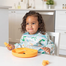 Load image into Gallery viewer, Bumkins Sleeved Bib Baby Bib, Toddler Bib, Smock, Waterproof Fabric, Fits Ages 6-24 Months – Dinosaurs
