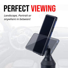 Load image into Gallery viewer, Car Phone Holder Magnetic Mount, Tackform [Cup Holder Magnet Phone Mount] Universal Car Phone Mount Fits Any Size Phone -iPhone 12/12 Pro max/11 Pro/XR/XS Max/X/8/7 Plus/6/Samsung S10/Note 9/S8/S
