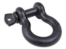 Load image into Gallery viewer, AGENCY 6 Recovery Shackle Block Assembly 2 INCH Double Hole Powder Coat RED - Hitch Receiver Block - Proudly Made in The USA with US Certified Materials - Includes Hitch pin and D-Ring
