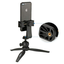 Load image into Gallery viewer, Ulanzi Cell Phone Tripod Adapter - Universal Phone Tripod Mount Attachment for Any Size Smartphone - Includes Bonus Wireless Shutter Remote for iPhone Samsung Huawei Xiaomi
