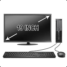 Load image into Gallery viewer, HP Elite Desktop PC Computer Intel Core i5 3.1-GHz, 8 gb Ram, 1 TB Hard Drive, DVDRW, 19 Inch LCD Monitor, Keyboard, Mouse, Wireless WiFi, Windows 10 (Renewed)
