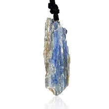 Load image into Gallery viewer, BARBARI Jewelry Raw Blue Kyanite Crystal Necklace | Handmade Gift for Him and Her+ Free Gift Wrap+ Free Gift ! High Quality Natural Rock Healing Gemstone Pendant for Men and Women
